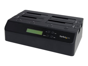 StarTech.com 4 Bay Festplatten Kopierstation USB 3.0 / eSATA auf SATA - HDD 1:3 Duplikator - Standalone Festplattenkloner - Festplattenduplikator - 4 Schächte (SATA-300)