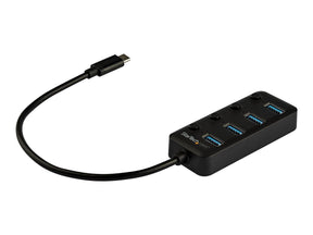 StarTech.com 4 Port USB-C Hub - 4x USB-A mit individuellen An/Aus-Schaltern