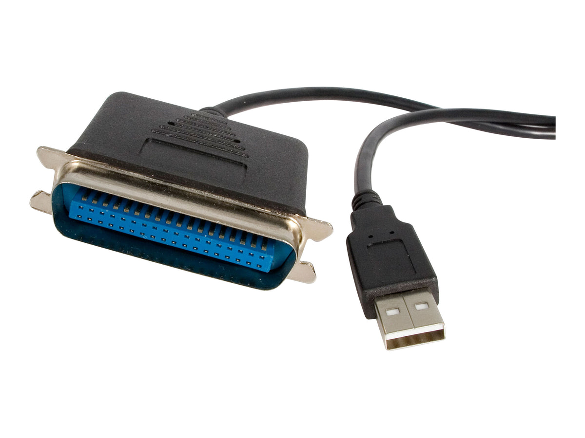 StarTech.com 10 ft USB to Parallel Printer Adapter - M/M - USB to ieee 1284 - USB to centronics - USB to Parallel Cable (ICUSB128410)