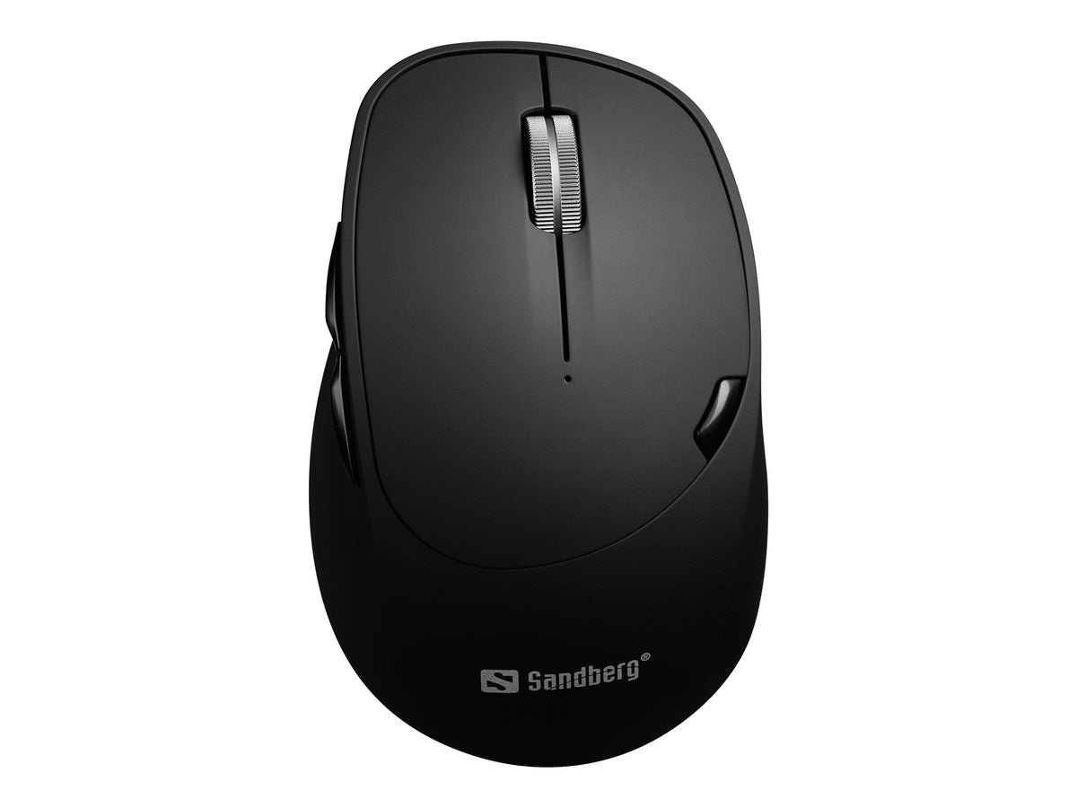 SANDBERG Pro - Maus - optisch - 6 Tasten - kabellos - 2.4 GHz, Bluetooth 4.0, Bluetooth 5.0 - kabelloser Empfänger (USB)