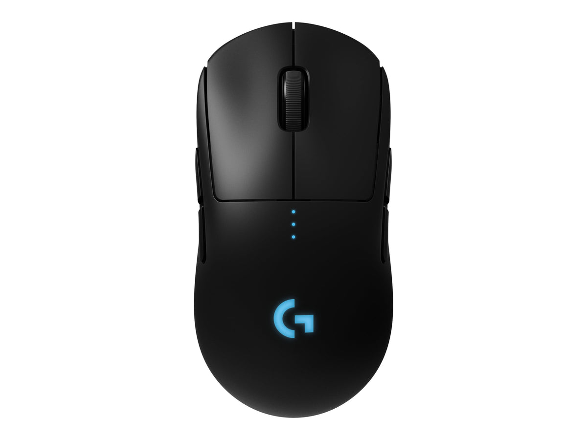 Logitech G Pro - Maus - rechts- und linkshändig - optisch - kabellos - LIGHTSPEED - kabelloser Empfänger (USB)