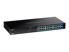 TRENDnet TPE TG262 - Switch - 24 x 10/100/1000 (PoE+)