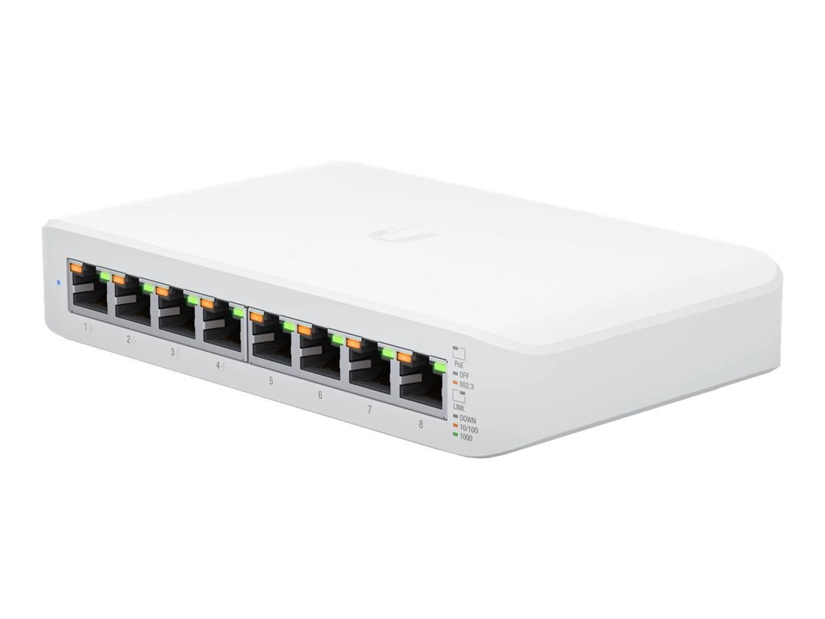 UbiQuiti UniFi Switch Lite USW-Lite-8-POE - Switch - managed - 8 x 10/100/1000 (4 PoE+)