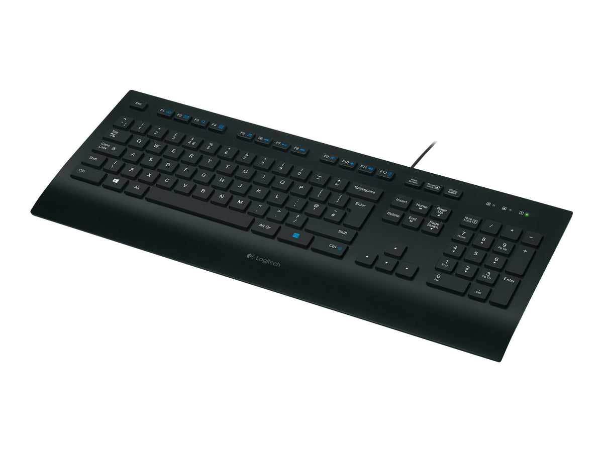 Logitech K280e - Tastatur - USB - Deutsch - Schwarz