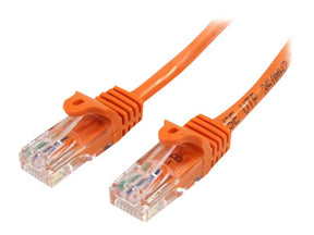 StarTech.com 1m Cat5e RJ45 UTP Netzwerkkabel Snagless - Cat 5e Patchkabel - Orange - Stecker / Stecker - Patch-Kabel - RJ-45 (M)