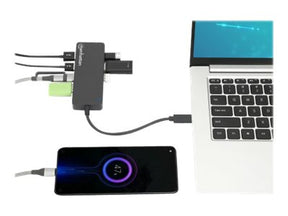 Manhattan USB-C Dock/Hub, Ports (x7): USB-A (x7)