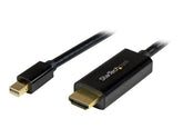 StarTech.com 2m Mini DisplayPort auf HDMI Konverterkabel - mDP zu HDMI Adapter mit Kabel Ultra HD 4K - Videokabel - Mini DisplayPort (M)