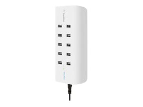 Belkin ROCKSTAR - Ladestation - 120 Watt - 10 Ausgabeanschlussstellen (10 x 4-poliger USB Typ A)