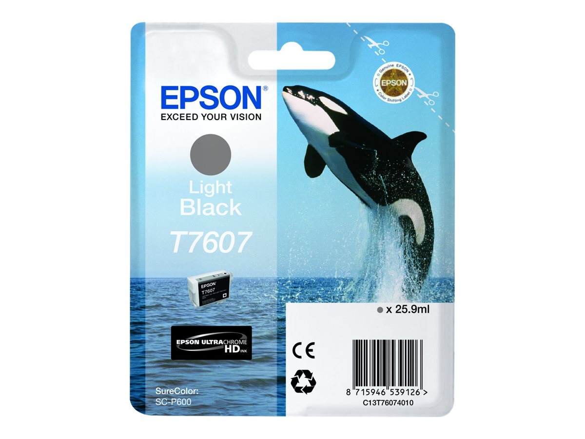 Epson T7607 - 26 ml - Schwarz - Original - Blisterverpackung