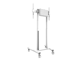 Neomounts FL55-875WH1 - Wagen - für Flachbildschirm - motorisiert - verriegelbar - Stahl - weiß - Bildschirmgröße: 94-254 cm (37"-100")