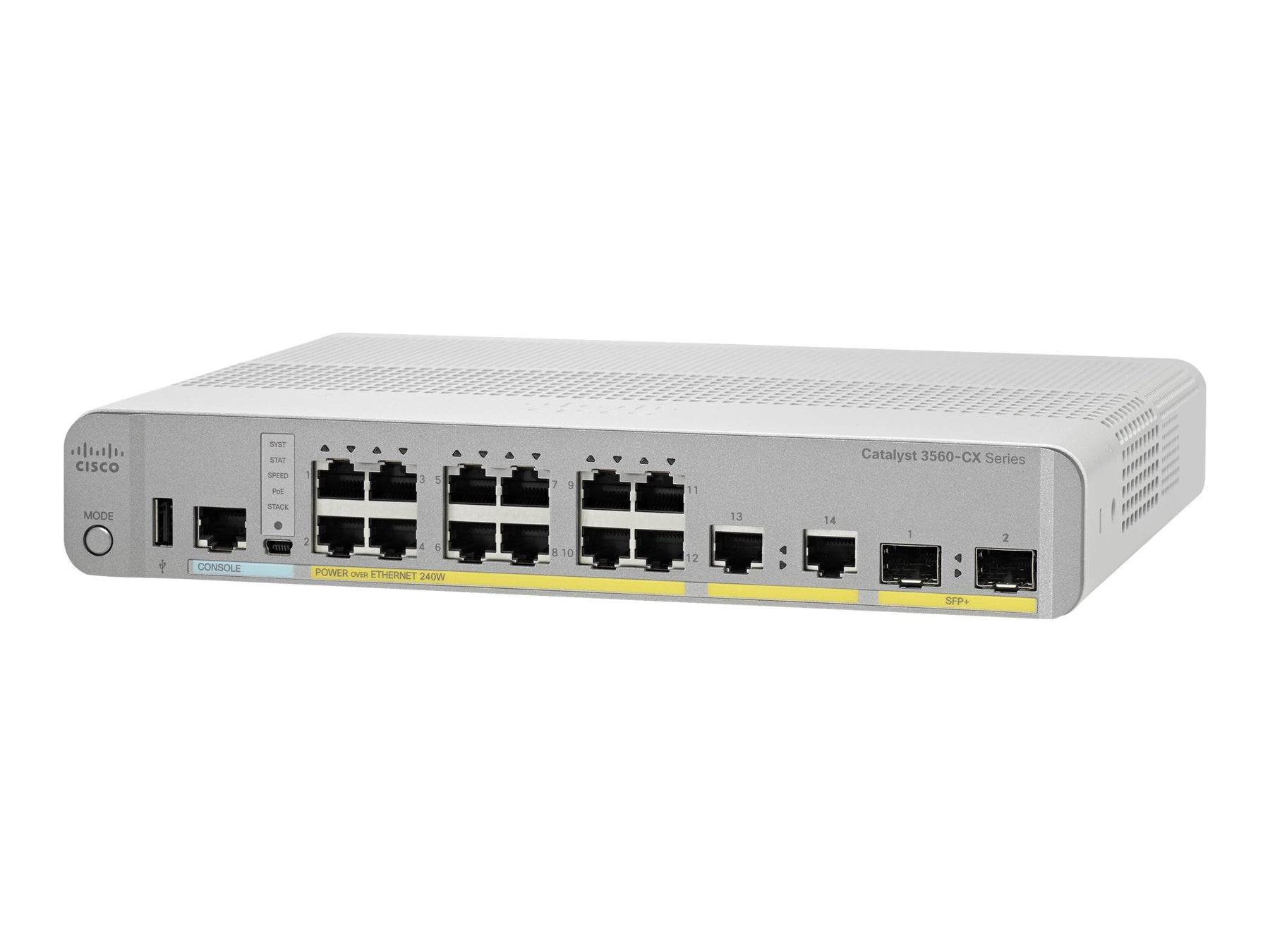 Cisco Catalyst 3560CX-12PD-S - Switch - managed - 12 x 10/100/1000 (PoE+)