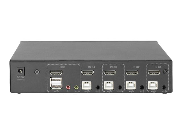 DIGITUS KVM-Switch, 4-Port, Single-Display, 4K, HDMI®