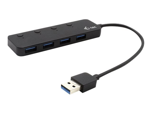 i-tec USB 3.0 Metal HUB 4 Port with individual On/Off Switches