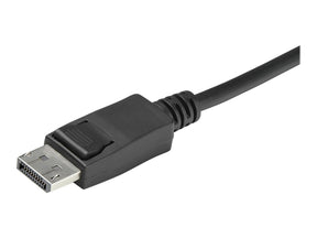 StarTech.com 2-Port USB DisplayPort KVM Switch - 4K 60 Hz - UHD DP 1.2 USB-KVM Umschalter mit 1,2 m Kabel & Audio - Bus-powered & remote switching - OS unabhängig - MacBook ThinkPad (SV211DPUA4K)