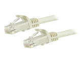 StarTech.com 15m Cat6 Snagless Gigabit UTP Netzwerkkabel - Cat 6 RJ45 Netzwerkkabel mit Knickschutz - Weiß - Patch-Kabel - RJ-45 (M)