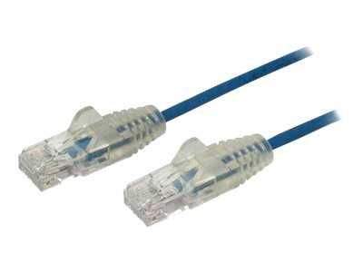 StarTech.com 3 m Cat6-Kabel - Schlankes Cat6-Patchkabel - Blau - Snagless RJ45-Anschlusse - Gigabit-Ethernet-Kabel - 28 AWG - Patch-Kabel - RJ-45 (M)