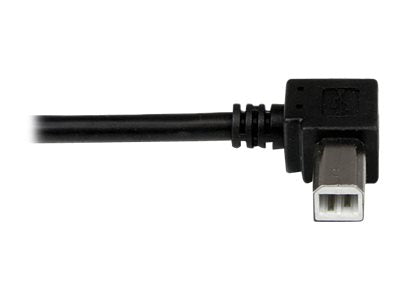 StarTech.com 2m USB 2.0 A auf B Kabel links gewinkelt - St/St - USB Druckerkabel - USB-Kabel - USB Typ B (M)