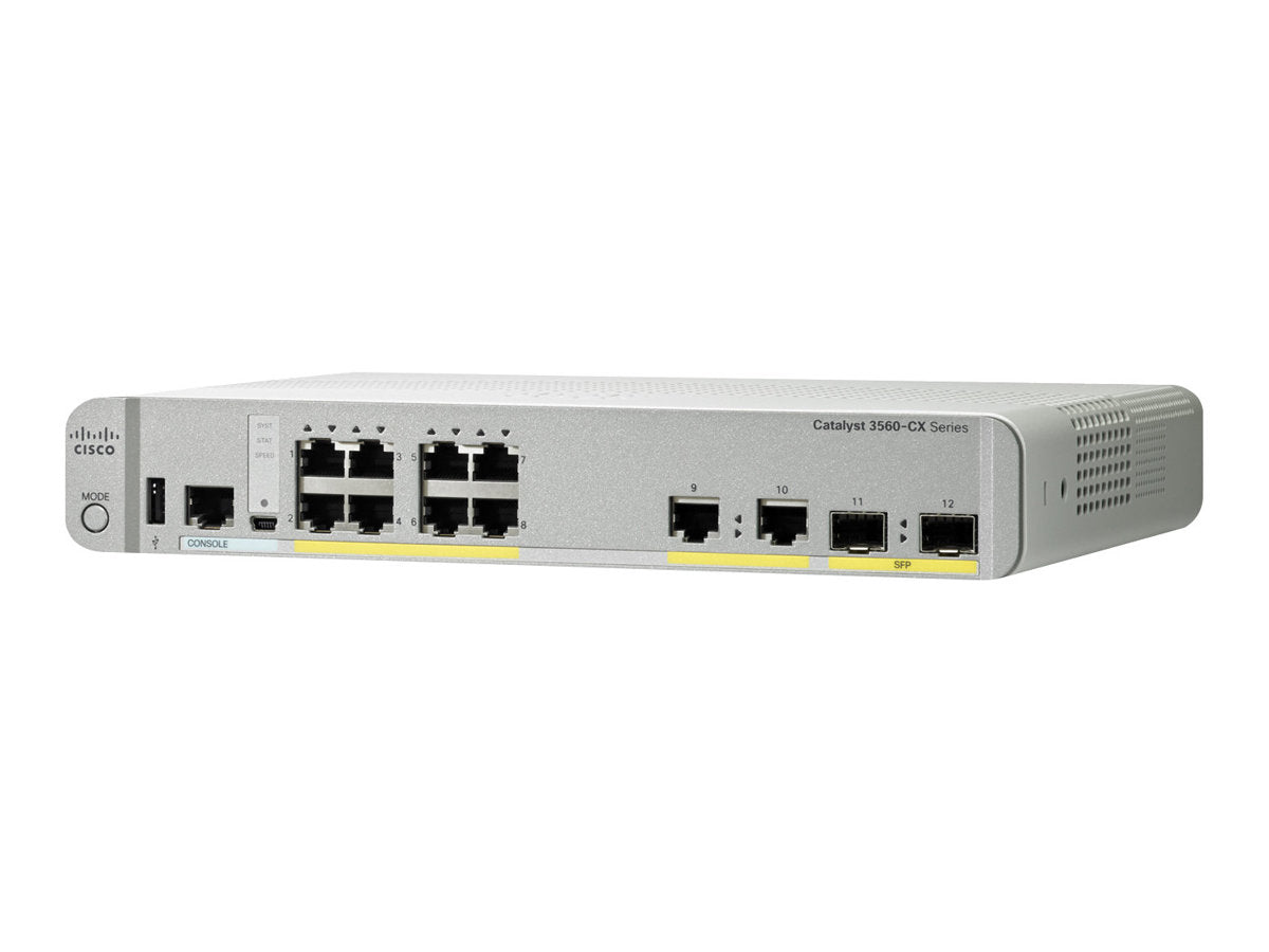 Cisco Catalyst 3560CX-8PC-S - Switch - managed - 8 x 10/100/1000 (PoE+)