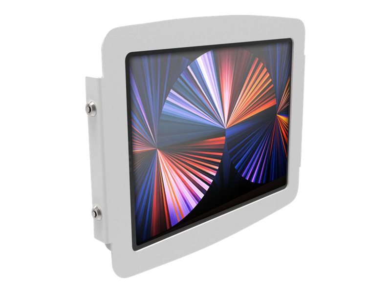 Compulocks iPad Pro 12.9" (3-6th Gen) Space Enclosure Wall Mount - Gehäuse - für Tablett - verriegelbar - hochwertiges Aluminium - weiß - Bildschirmgröße: 32.8 cm (12.9")