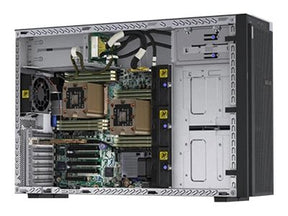 Lenovo ThinkSystem ST550 7X10 - Server - Tower - 4U - zweiweg - 1 x Xeon Silver 4210R / 2.4 GHz - RAM 32 GB - SAS - Hot-Swap 6.4 cm (2.5")