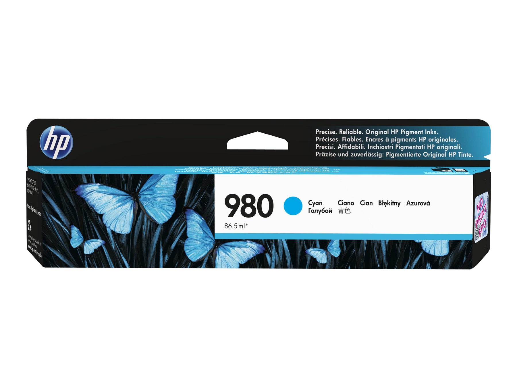 HP 980 - 86.5 ml - Cyan - Original - Tintenpatrone