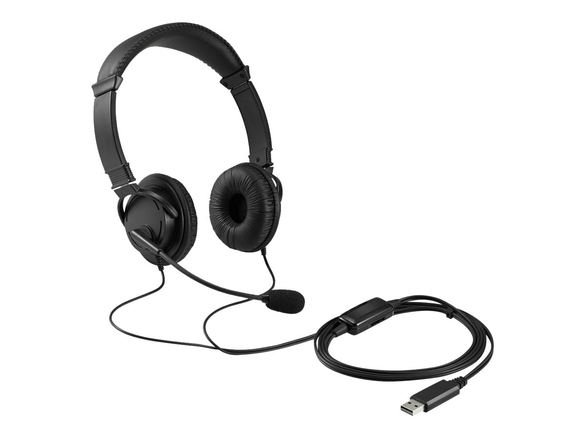 Kensington USB Hi-Fi Headphones - Kopfhörer mit Mikrofon