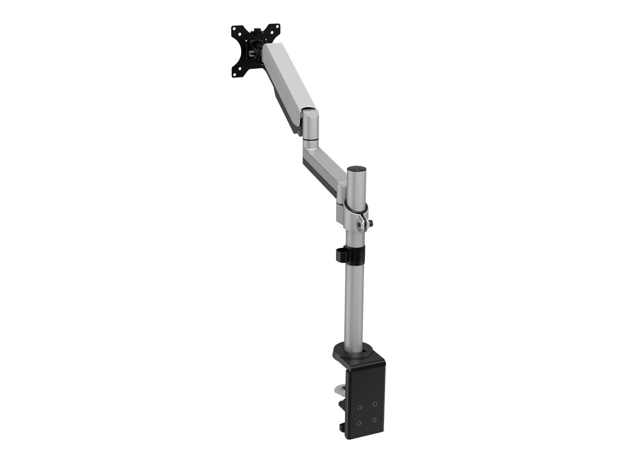 V7 DM1TA-1E Touch Adjust Monitor Mount - Verstellbarer Arm für LCD-Display - Kunststoff, Aluminium, Stahl - Silber - Bildschirmgröße: 43.2-81.3 cm (17"-32")