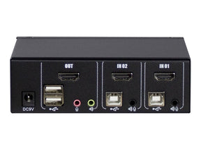 Inter-Tech Argus KVM AS-21HA - KVM-/Audio-Switch - 2 x KVM/Audio