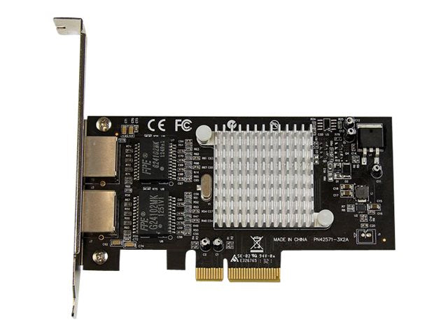 StarTech.com Dual Port PCI Express (PCIe x4) Gigabit Ethernet Server Adapter - 2 Port Network Card - Intel i350 NIC - GbE Network Card (ST2000SPEXI)