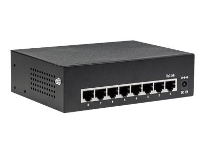 Intellinet 8-Port Gigabit Ethernet PoE+ Switch, IEEE 802.3at/af Power over Ethernet (PoE+/PoE)-