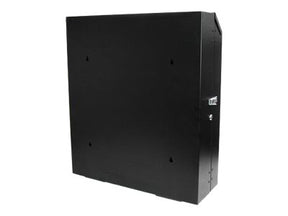 StarTech.com 4 HE 19 Wandschrank Server Rack abschließbar inklusive 2 Lüfter - max. 68Kg - Rack Wandgehäuse Schwarz - Schrank - geeignet für Wandmontage - 120 mm - Schwarz - 4U - 48.3 cm (19")