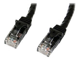 StarTech.com 5m Cat6 Snagless Gigabit UTP Netzwerkkabel - Cat 6 RJ45 Netzwerkkabel mit Knickschutz - Schwarz - Patch-Kabel - RJ-45 (M)