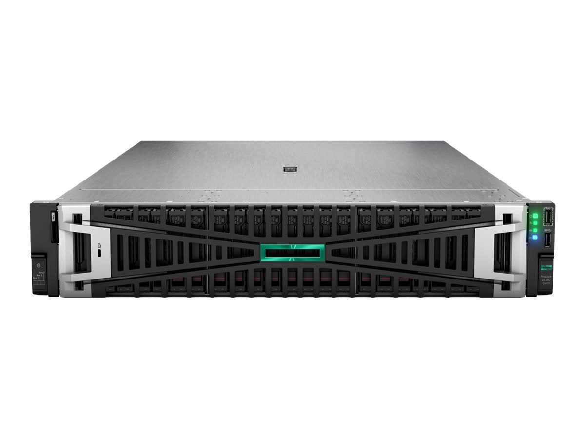 HPE ProLiant DL380 Gen11 Network Choice - Server - Rack-Montage - 2U - zweiweg - 1 x Xeon Silver 4410Y / 2 GHz - RAM 32 GB - SATA/SAS/PCI Express - Hot-Swap 6.4 cm (2.5")