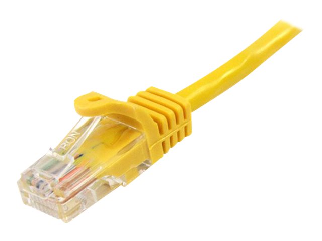 StarTech.com 3m Cat5e RJ45 UTP Netzwerkkabel Snagless - Cat 5e Patchkabel - Gelb - Stecker / Stecker - Patch-Kabel - RJ-45 (M)