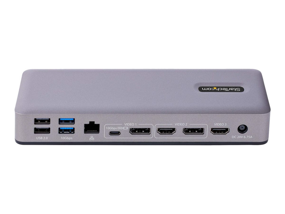 StarTech.com USB-C Docking Station - Multi Monitor HDMI/DP/DP Alt Mode USB-C Dock