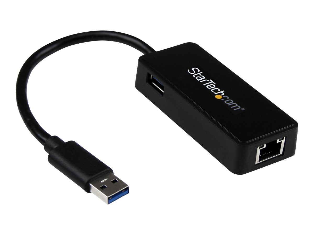 StarTech.com USB 3.0 SuperSpeed auf Gigabit Ethernet Lan Adapter mit USB Port