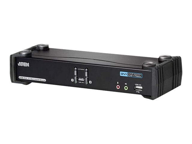 ATEN CubiQ CS1782A - KVM-/Audio-Switch - 2 x KVM/Audio