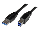 StarTech.com 1m SuperSpeed USB 3.0 A auf B Kabel - St/St - USB 3.0 Anschlusskabel - USB-Kabel - USB Type B (M)