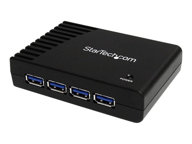 StarTech.com 4 Port SuperSpeed USB 3.0 Hub - Schwarz