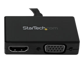 StarTech.com Reise A/V Adapter: 2-in-1 DisplayPort auf HDMI oder VGA Konverter