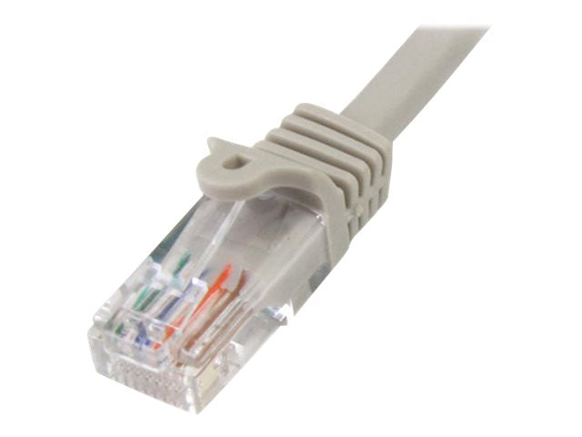 StarTech.com 2m Cat5e RJ45 UTP Netzwerkkabel Snagless - Cat 5e Patchkabel - Grau - Stecker / Stecker - Patch-Kabel - RJ-45 (M)