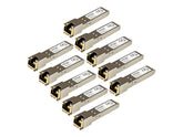 StarTech.com Gigabit RJ45 Kupfer SFP Transceiver Modul - HP J8177C kompatibel 1000Base-T - Mini GBIC - 10er pack - SFP (Mini-GBIC)-