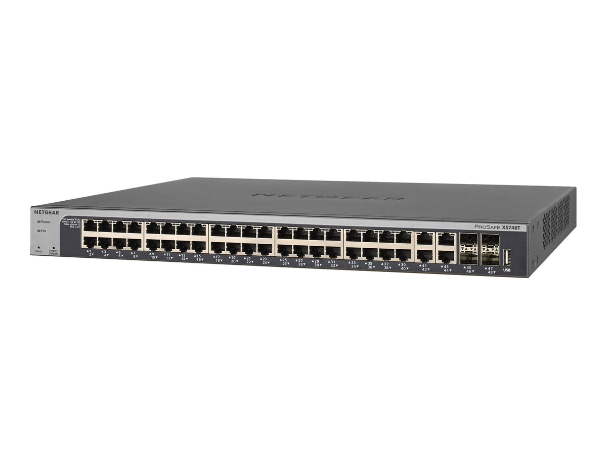 Netgear Smart XS748T - Switch - L3 Lite - Smart