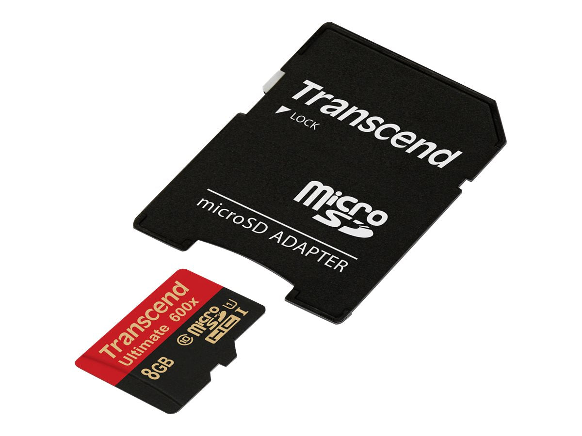 Transcend Ultimate - Flash-Speicherkarte (microSDHC/SD-Adapter inbegriffen)