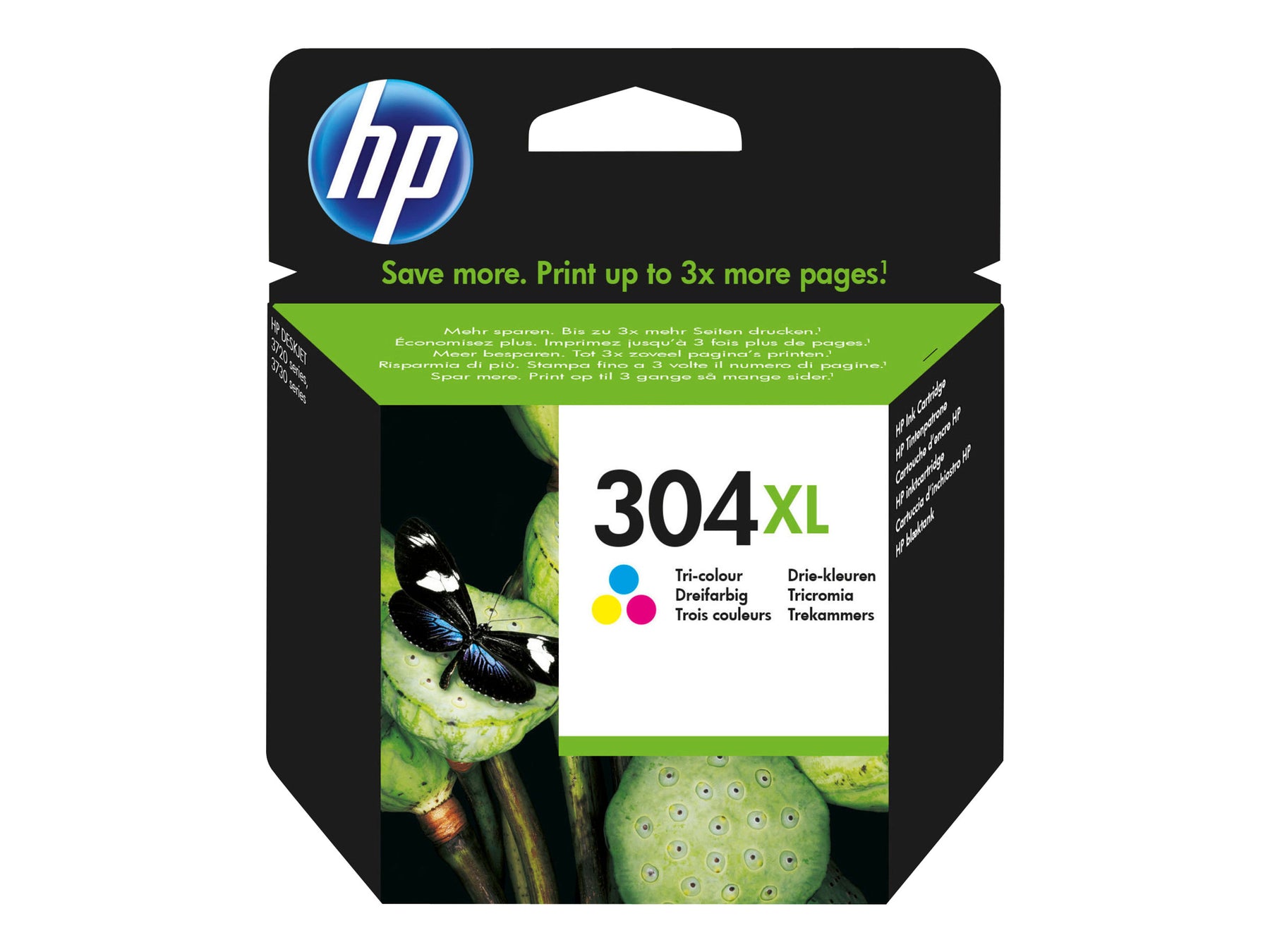 HP 304XL - Hohe Ergiebigkeit - Farbe (Cyan, Magenta, Gelb)