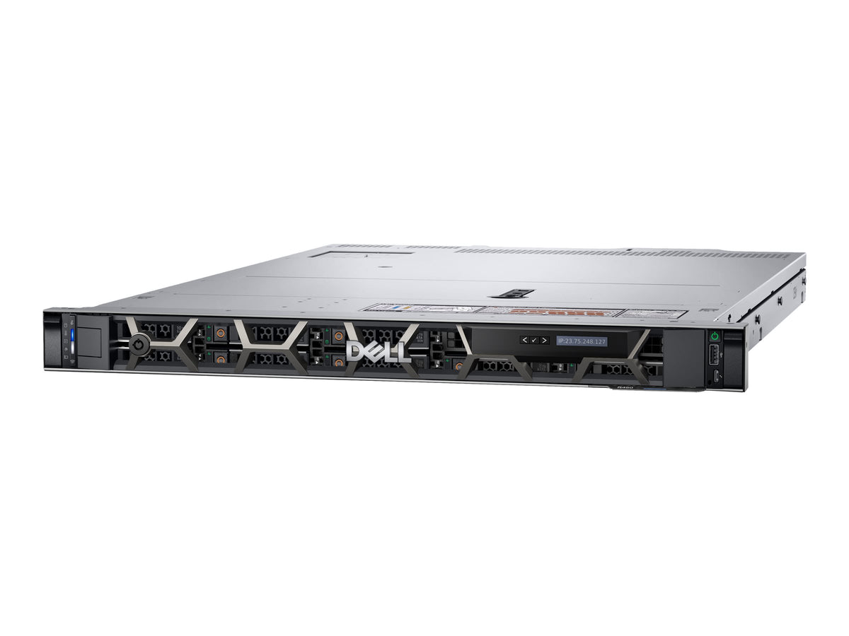 Dell PowerEdge R450 - Server - Rack-Montage - 1U - zweiweg - 1 x Xeon Silver 4309Y / 2.8 GHz - RAM 16 GB - SAS - Hot-Swap 6.4 cm (2.5")