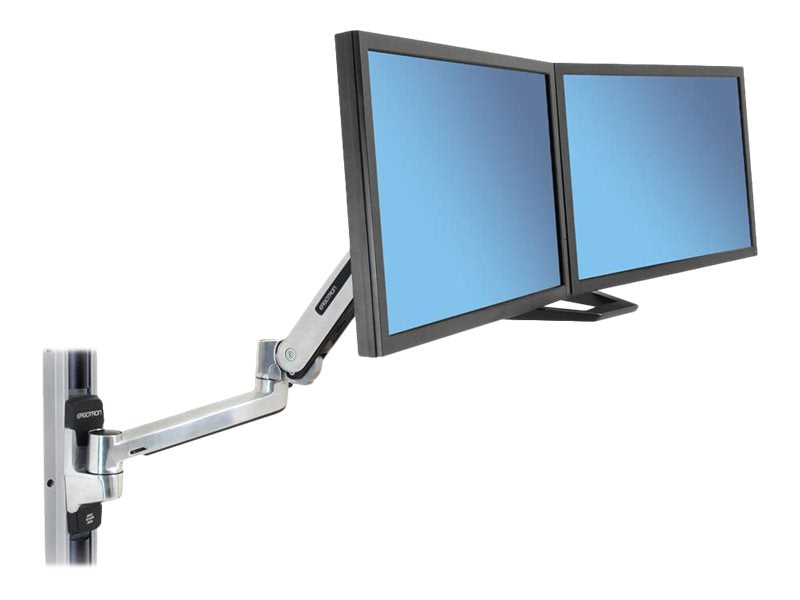 Ergotron LX HD Sit-Stand Wall Arm - Befestigungskit (Erweiterungsadapter, VESA-Adapter, Steh-Sitz-Arm, Wandhalterung)