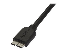 StarTech.com 3m schlankes SuperSpeed USB 3.0 A auf Micro B Kabel - St/St - USB 3.0 Anschlusskabel - Schwarz - USB-Kabel - Micro-USB Type B (M)