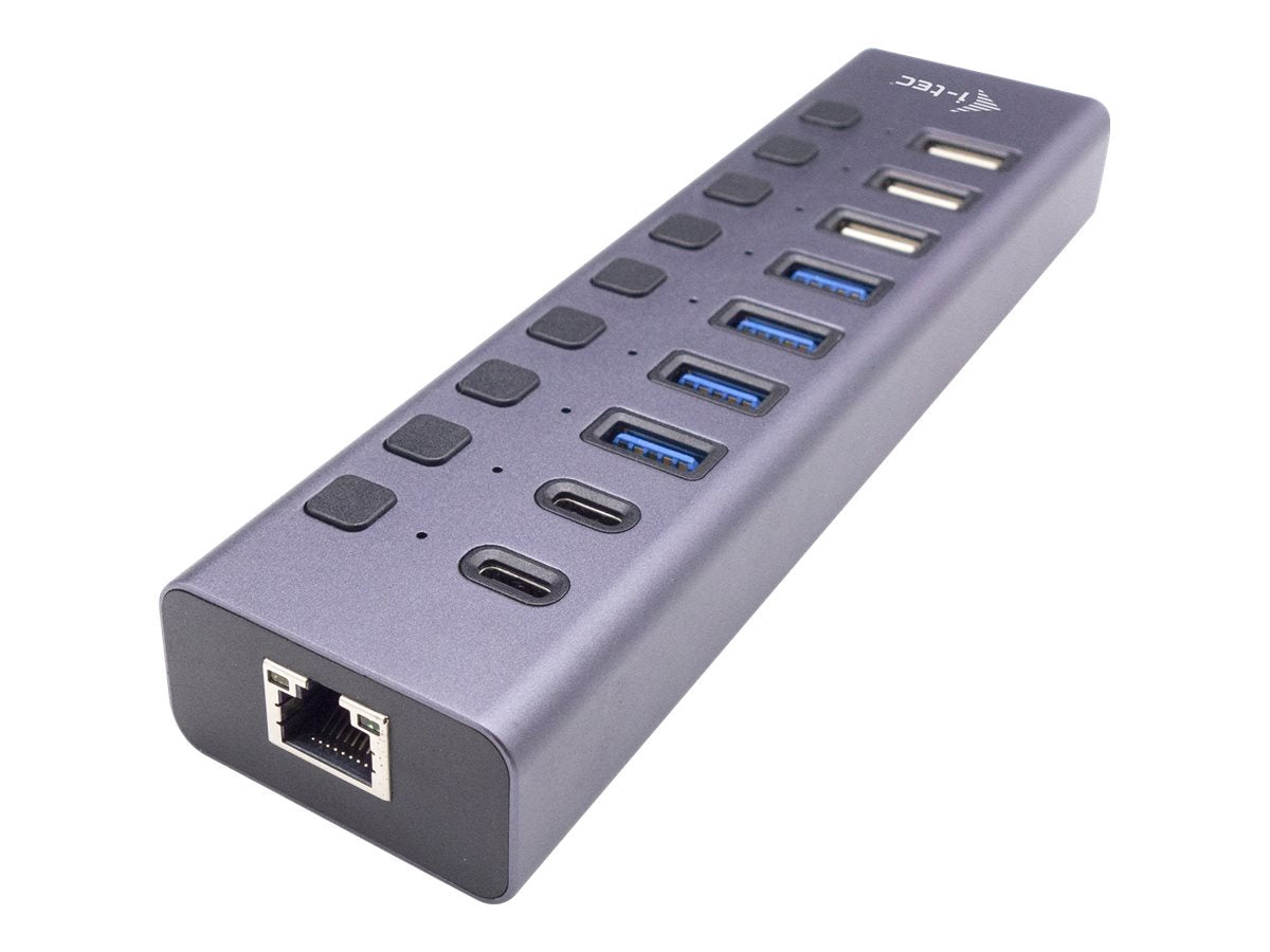 i-tec Netzteil - 90 Watt - 7.5 A - 16 Ausgabeanschlussstellen (16 x 4-poliger USB Typ A)