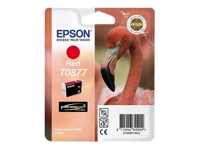 Epson T0877 - 11.4 ml - Rot - Original - Blisterverpackung